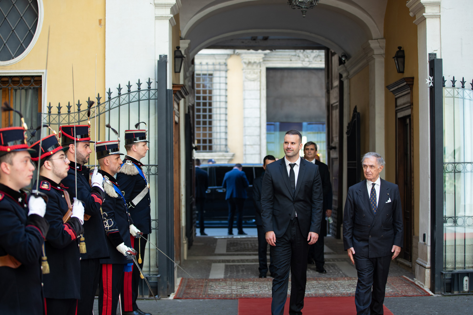 El Gran Canciller de la Soberana Orden de Malta recibe al primer ministro de Montenegro