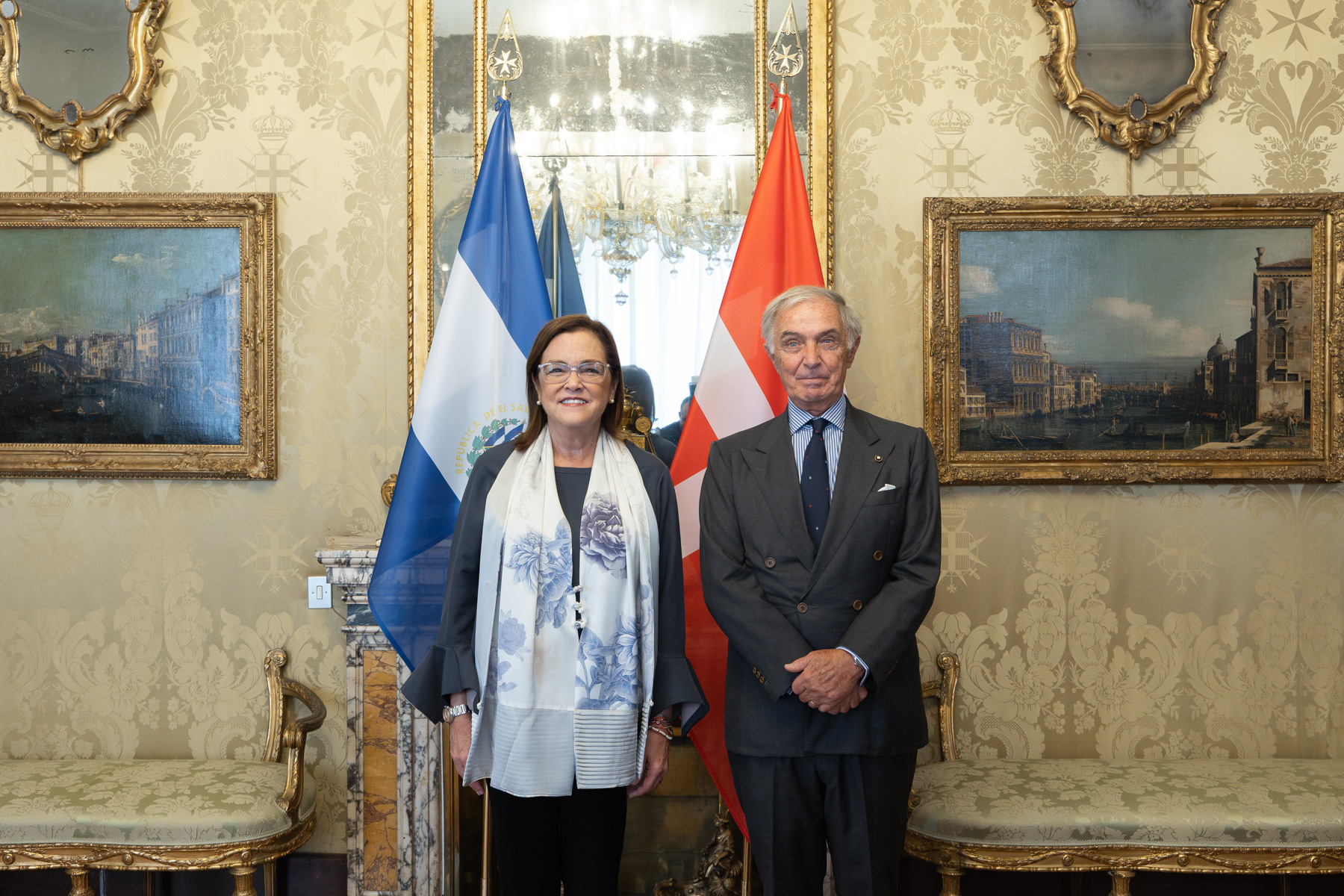 Minister of Foreign Affairs of El Salvador received by Order of Malta’s Grand Chancellor